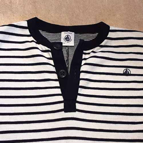 Petit bateau baby strampler - bateau,